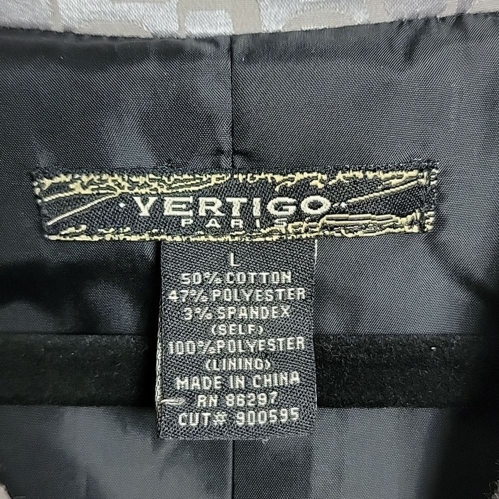 VERTIGO PARIS.. cropped gray/silvery jacket.. - Picture 5 of 12